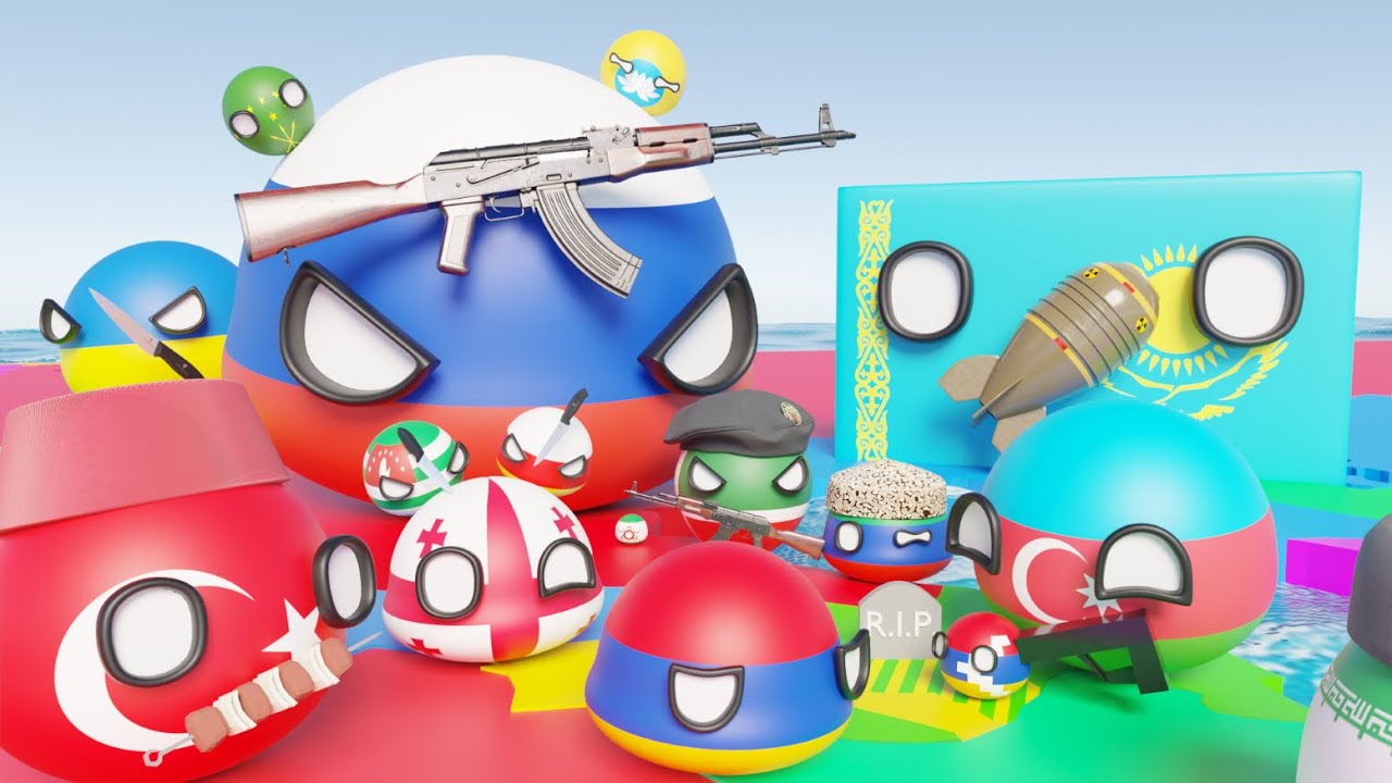 Poznaj Kaukaz (Countryballs)
