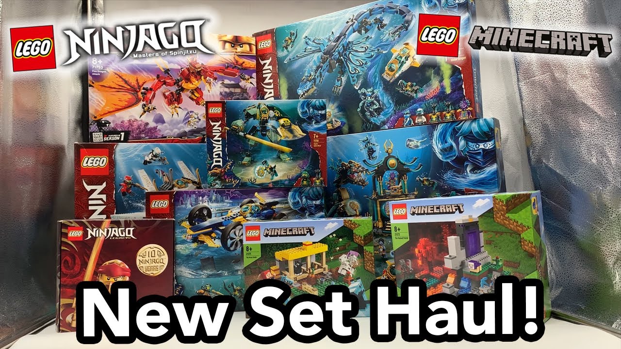 Summer 2021 LEGO Ninjago Haul! Seabound and Legacy! They (mostly) FINALLY Arrived!