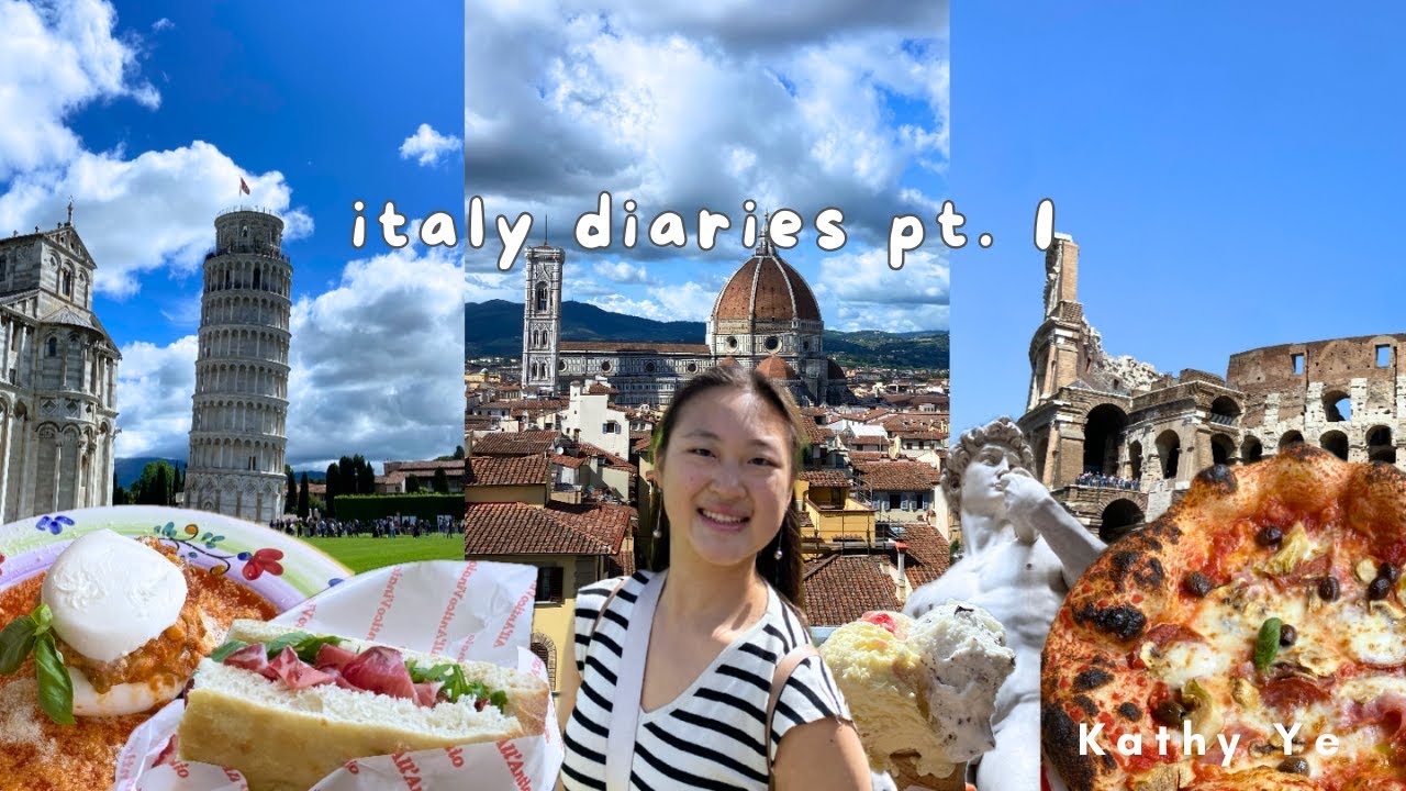 Italy Vlog pt.1 🍝 | Rome, Florence, Pisa