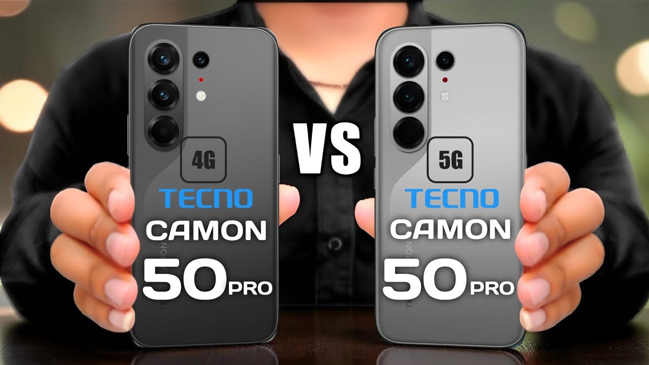 Tecno Camon 50 Pro 4G Vs Tecno Camon 50 Pro 5G || Full Specs and review ✨