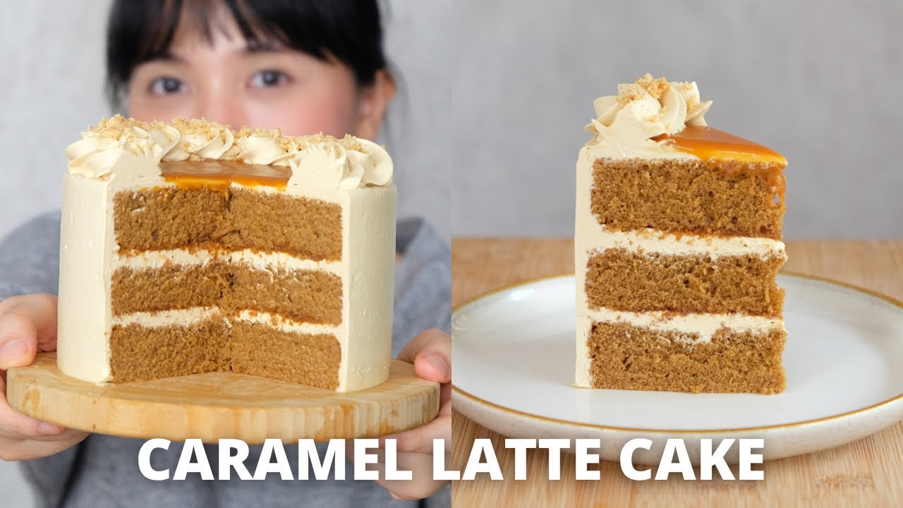 Pecinta kopi wajib coba! CARAMEL LATTE CAKE!