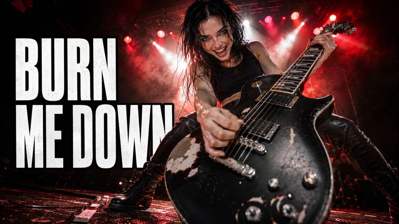 UNWRITTEN - BURN ME DOWN (Official Music Video)