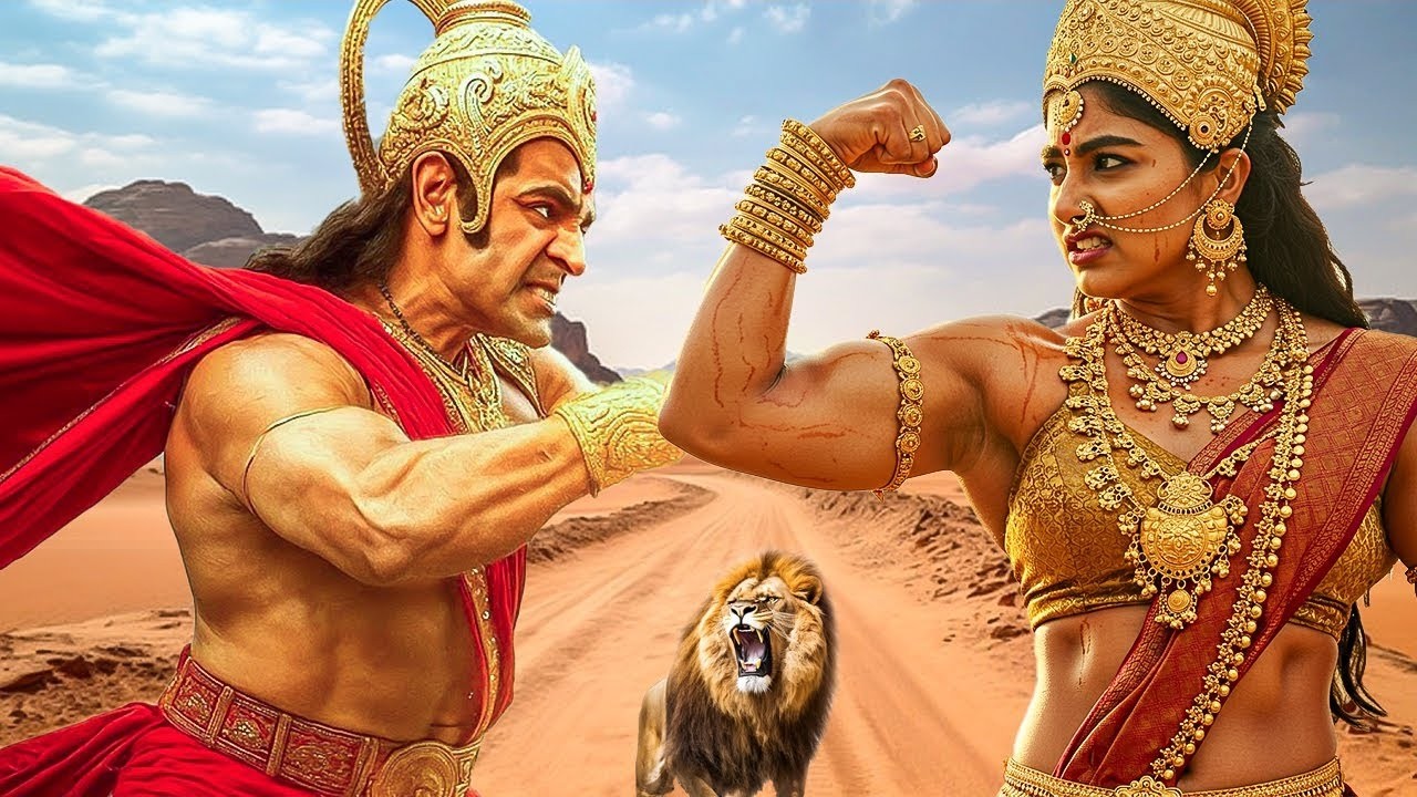 जब माता चंडिका ने हनुमान के सामने किया अपने बल का प्रदर्शन | Mahabali Hanuman | #hanuman