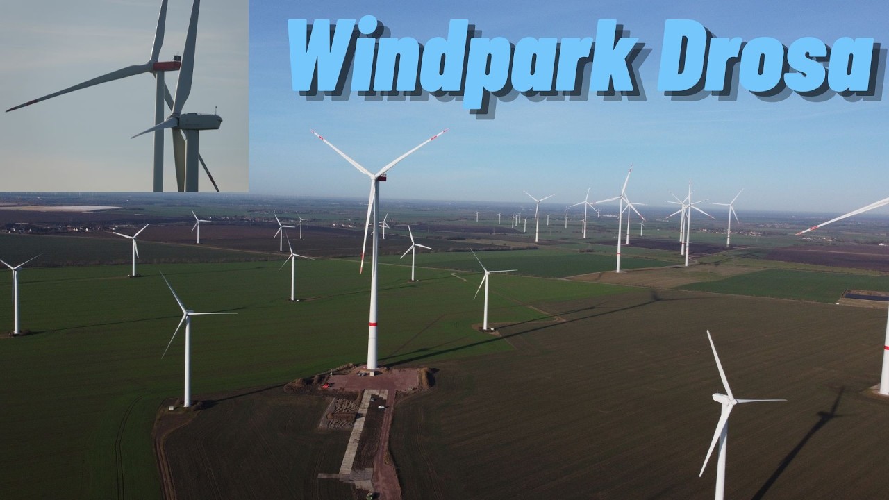Windpark Drosa / Vestas V150, Nordex N163, GE Wind 1.5  Windkraftanlagen 16.12.2025