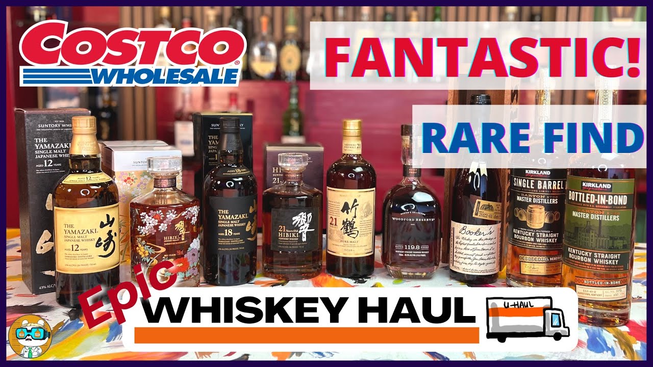 August Epic Whiskey Haul: Costco Rare Japanese Whiskey! Hibiki 21, Nikka 21, Yamazaki 18 & Bourbons