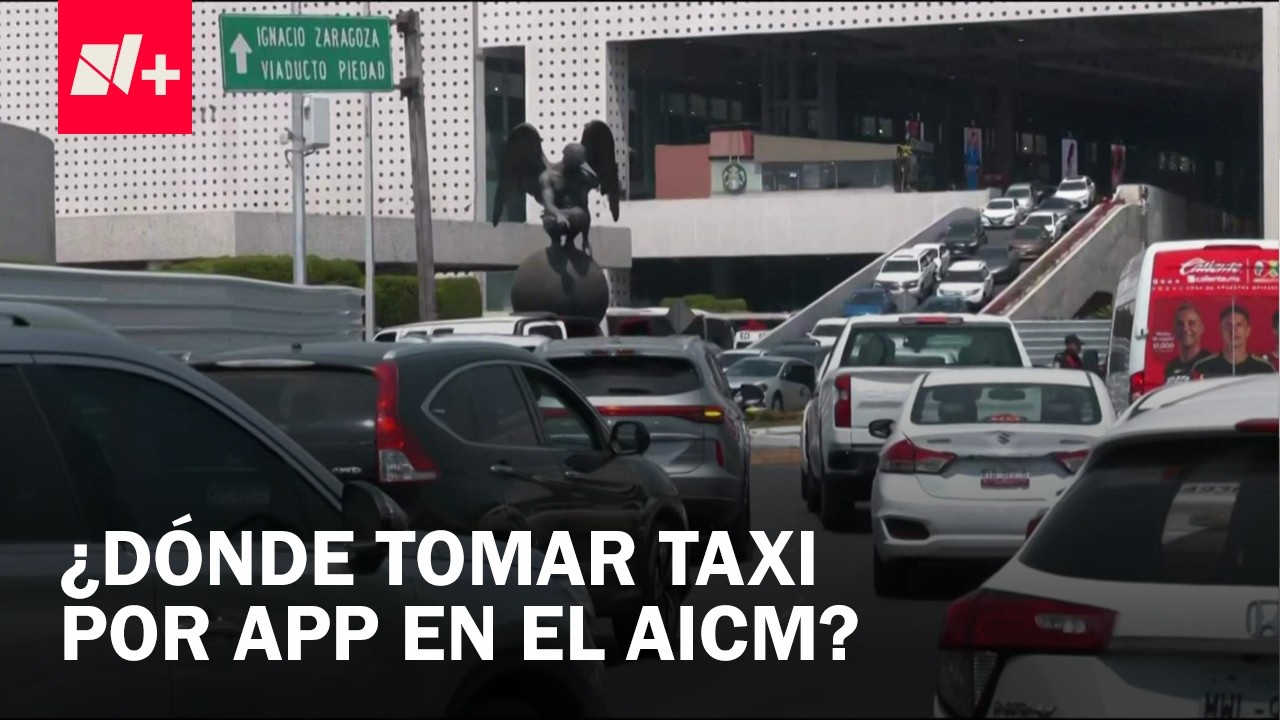 Habilitan predio oficial para taxis por aplicación en el AICM - En Punto