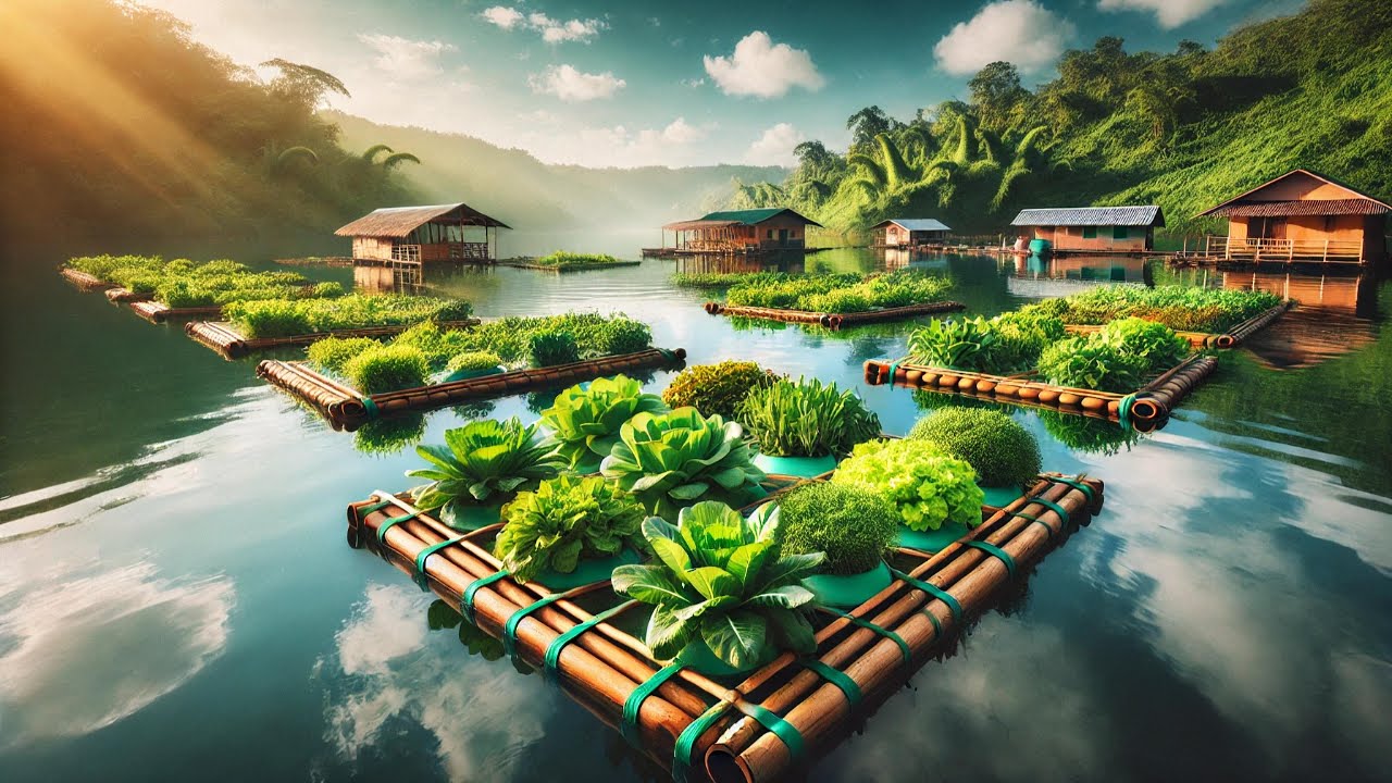 Floating Vegetable Farming - A Green Solution for the Future!