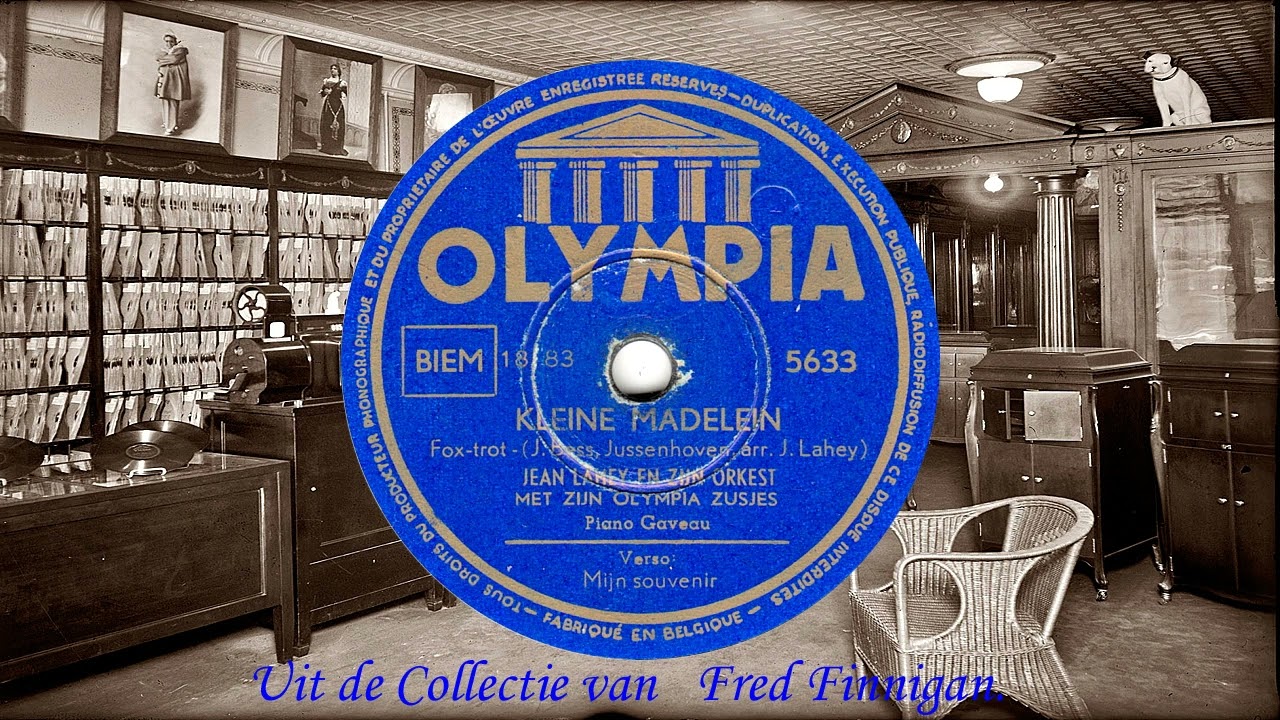 Jean Lahey en zijn Orkest(v Olympia Zusjes) - Kleine Madelein(1950)