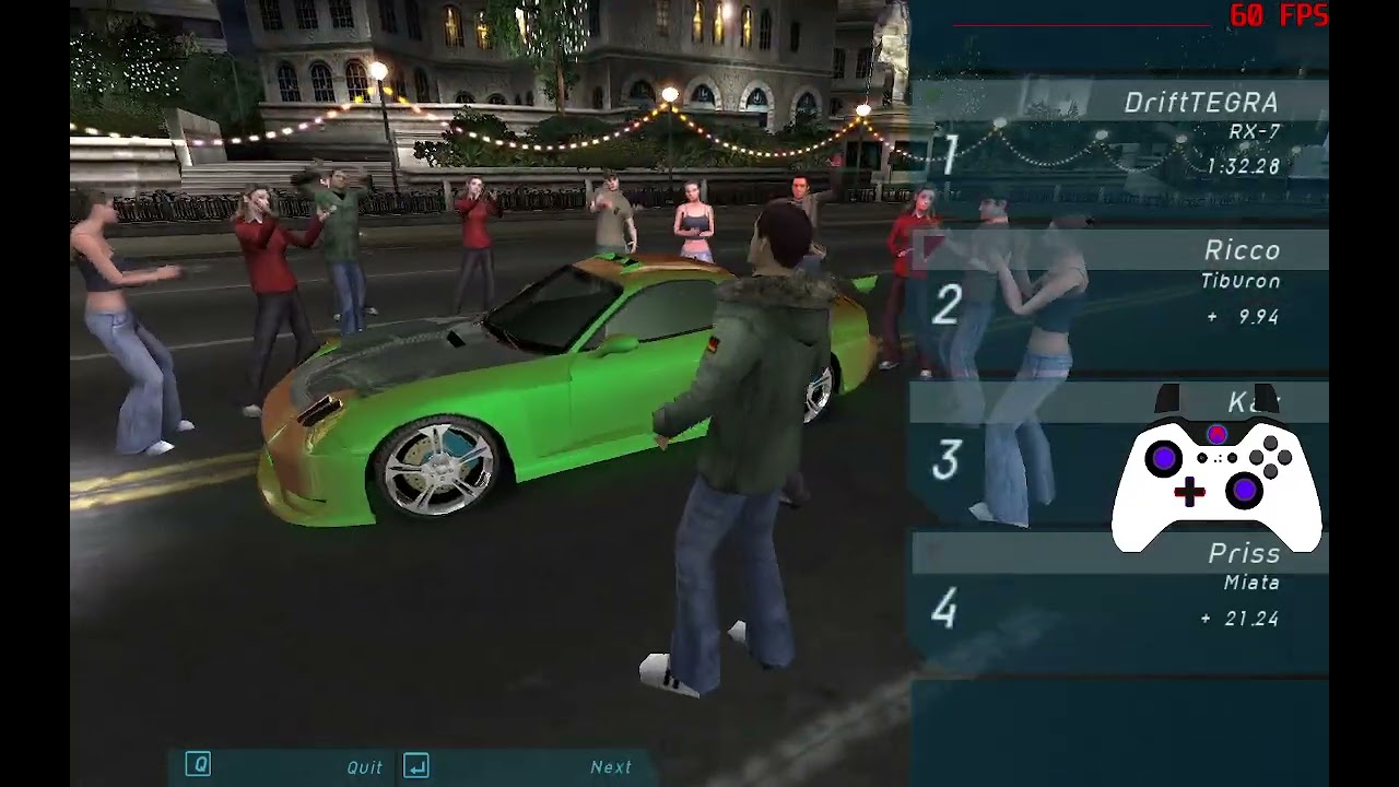 Need For Speed: Underground - 7th & Sparling - RX7 - No NOS/No Uniques - New WR