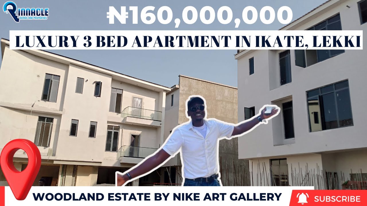 Touring the #160,000,000 ($96,000) Luxury 3 Bedroom Apartment at Woodland Estate, Ikate, Lekki.