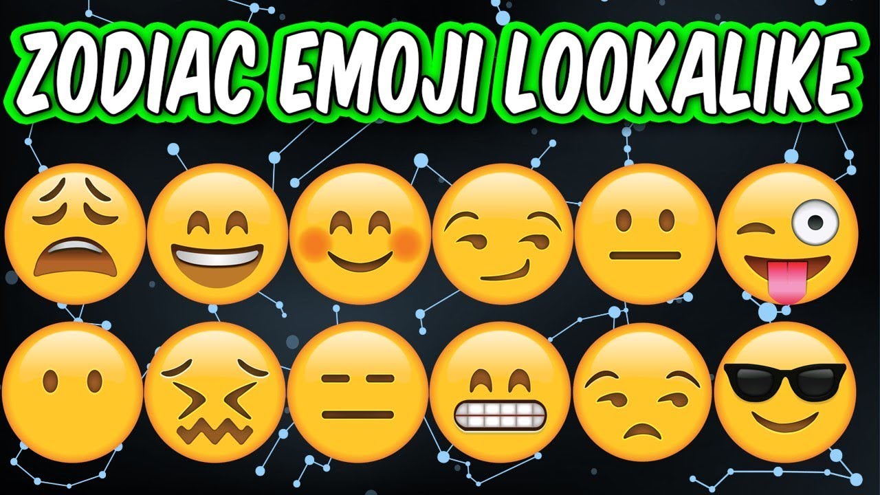 Emoji - Zodiac Lookalike Can You Guess