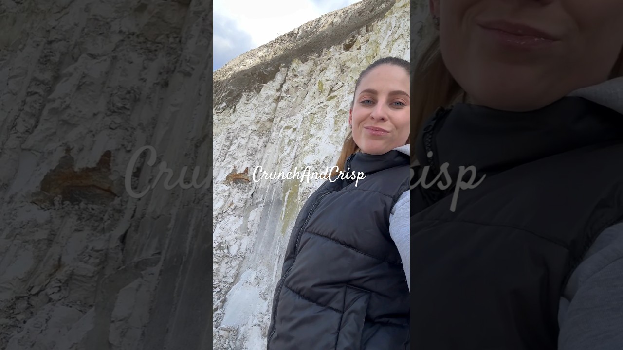 Huge Chalk Mountain ASMR #asmr #chalk #chalkmountain #clay #shorts #viral