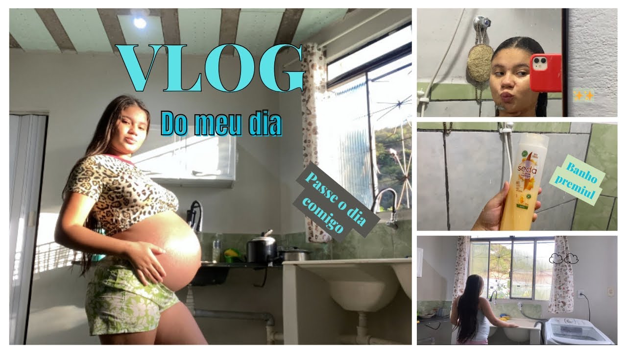 Vlog do meu dia-grávida aos 13 ☁️👧