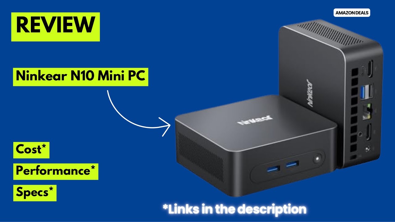 Recenzja minikomputera Ninkear N10 z 2025 r. | Intel N100, 16 GB pamięci RAM, dysk SSD 512 GB, po...