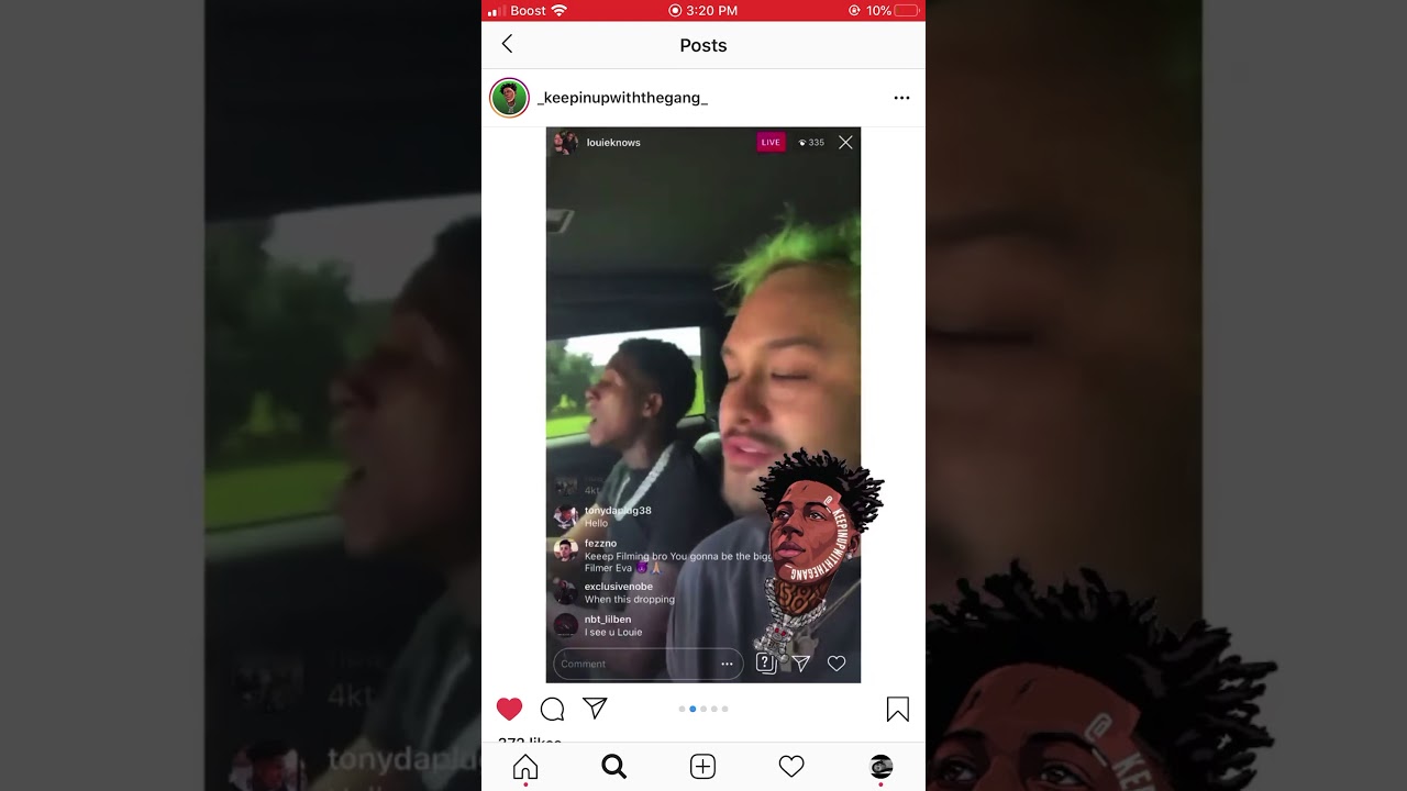 NBA Youngboy previews new 2019 music with @louieknows.