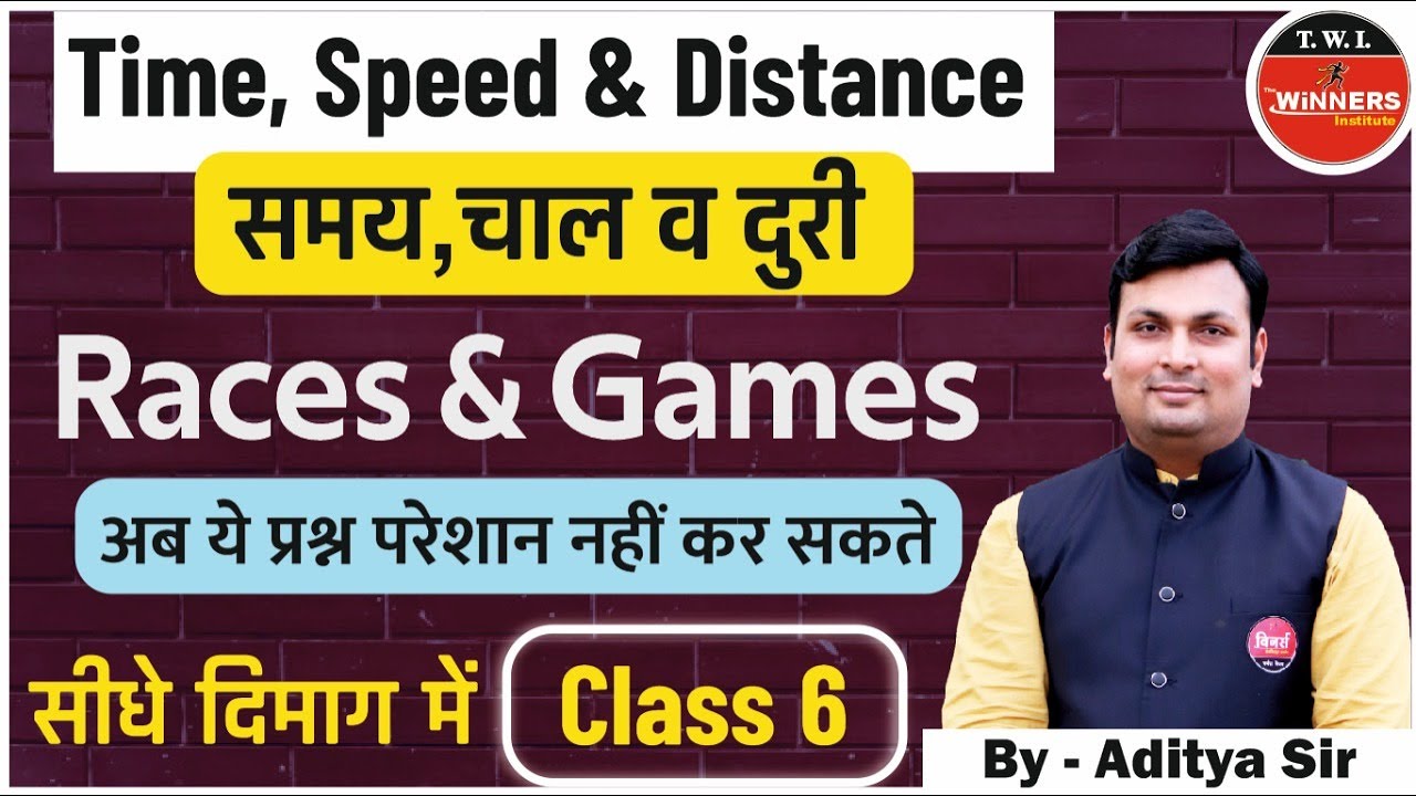 Time,Speed and Distance | Class 6 | Time,Speed and Distance trick | Maths By Aditya Patel Sir