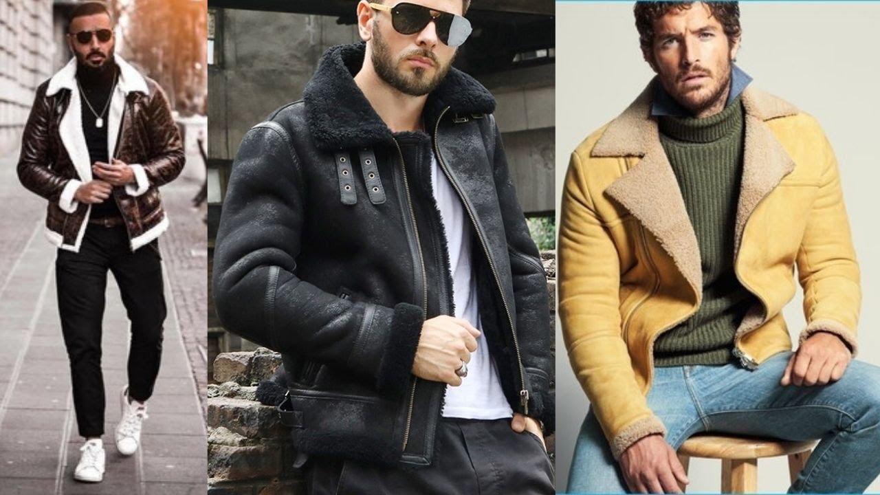 Outfits con Chamarras de Piel de Ovejo 2022 FOR MEN