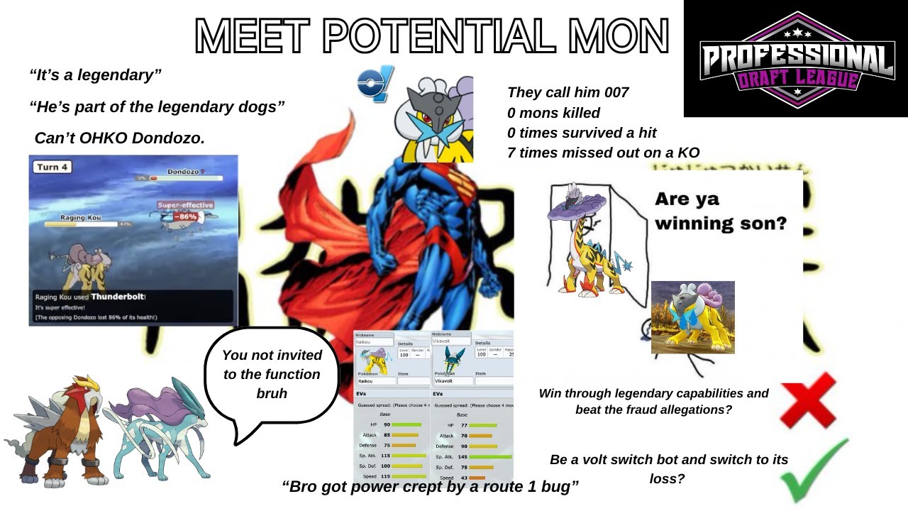 WAIT RAIKOU IS GONNA…SWEEP??? | PDL National Dex Week 2