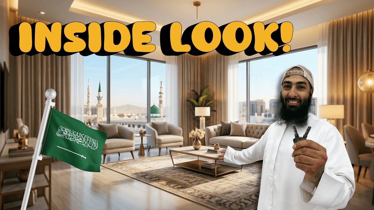 Интерьер меблированной квартиры в Медине 🇸🇦 | Экскурсия по краткосрочной аренде + жилой комплекс ...