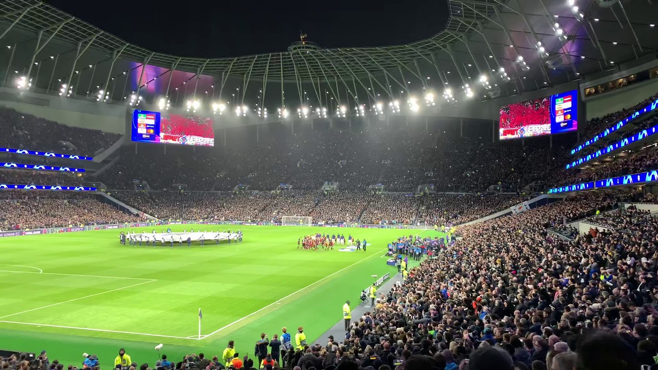 Tottenham Hotspur Stadium Champions League Theme in Glorious 4K