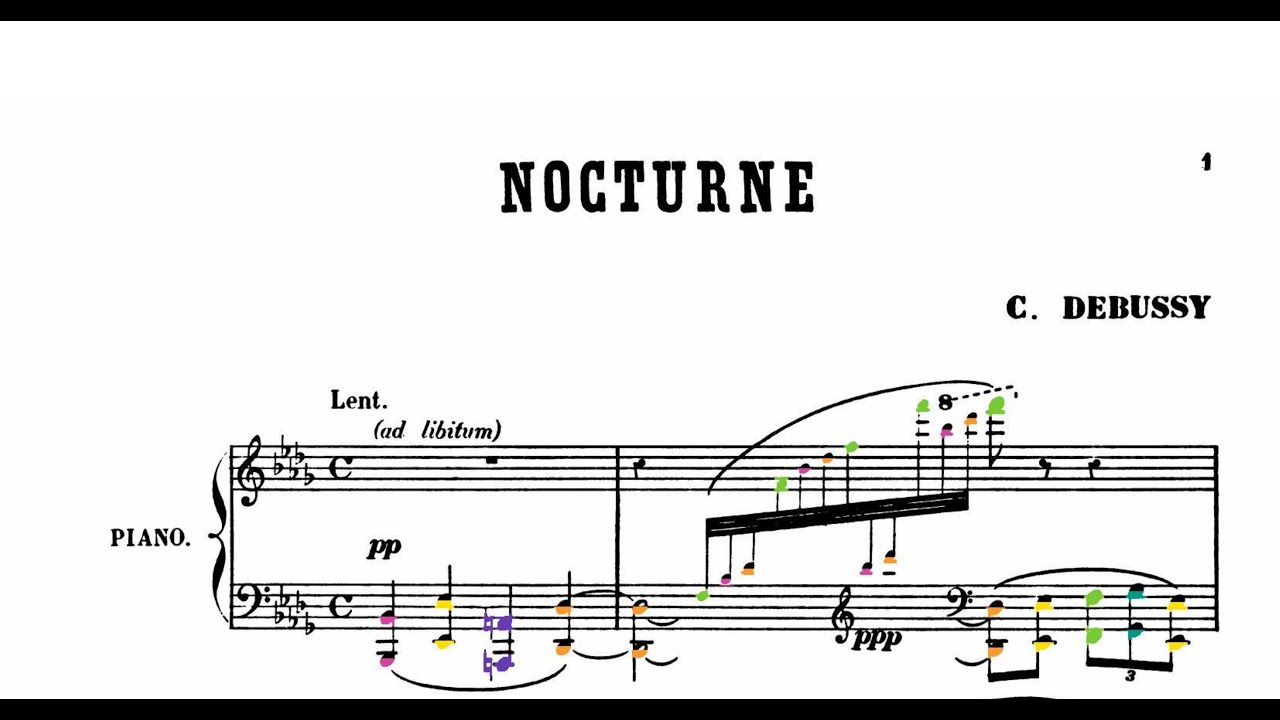 Debussy - Nocturne in color (Jacques Rouvier)