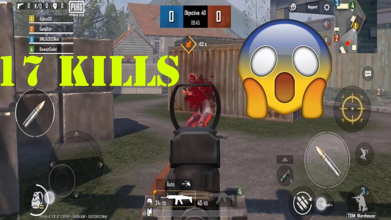 PUBG Mobile Lite | Team Deathmatch | TDM | Warehouse | 60 FPS | AustinEndO