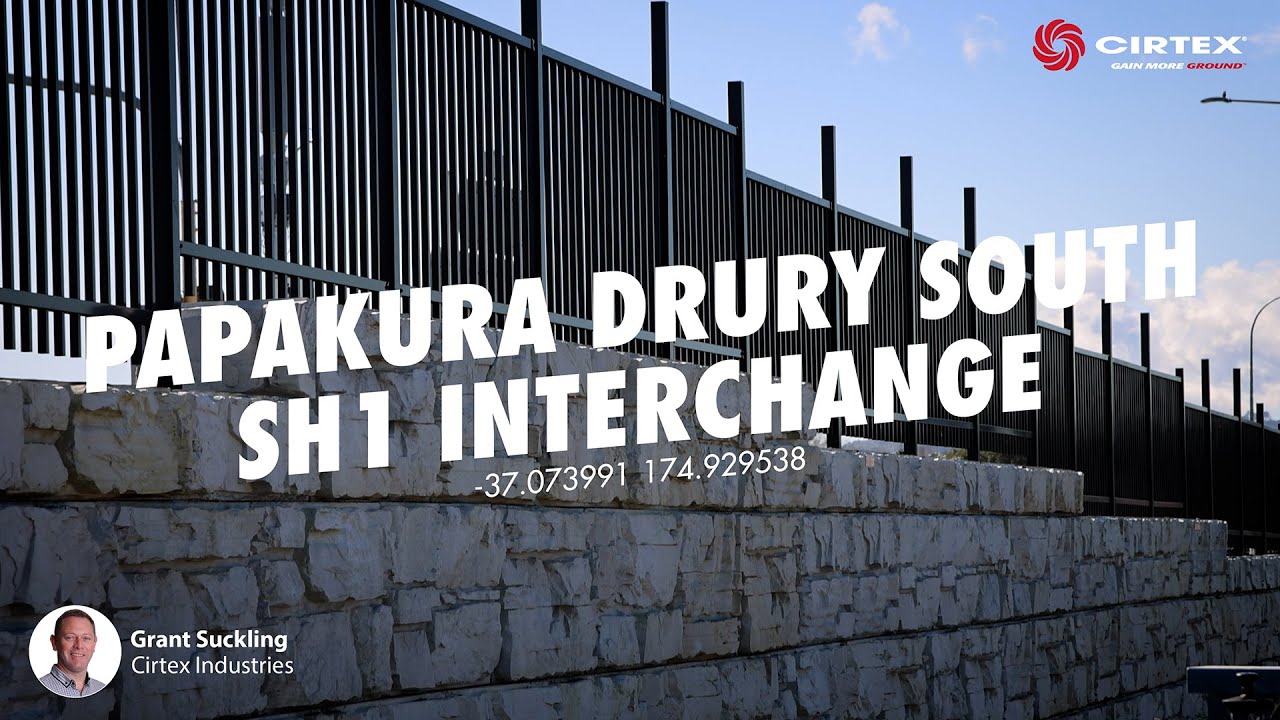 Papakura Drury South Interchange - MagnumStone - Cirtex Case Study