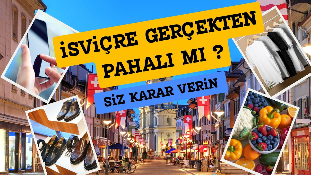 İsviçre'de kozmetikten markete, teknolojiden giyime her şeyin fiyatını çektim