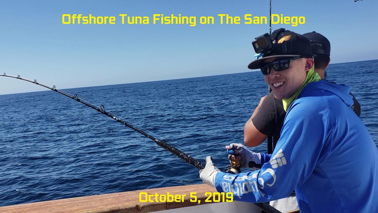 Offshore Tuna Fishing on The San Diego/Seaforth Sportfishing - 10/5/2019