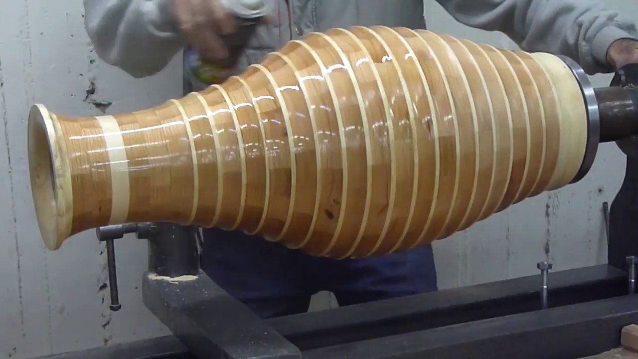 Modern segmented floor vessel - Μοντέρνο βάζο δαπέδου