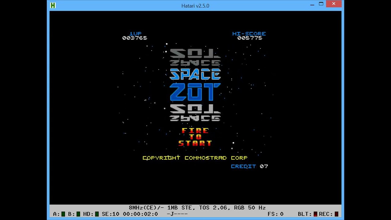 SpaceZot - Atari STE
