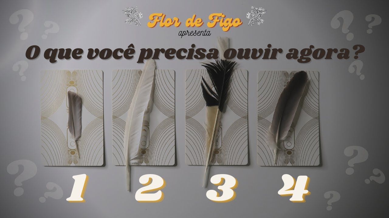🐝 👂 o que PRECISA OUVIR AGORA 👂 | Flor de Figo Tarot | escolha suas cartas