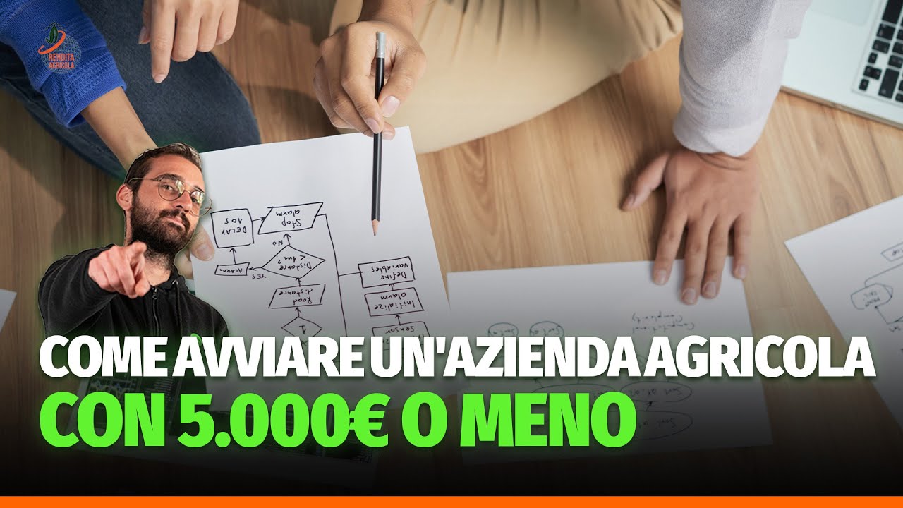 Come avviare un'azienda agricola con €5000 o MENO: ecco i 5 step necessari