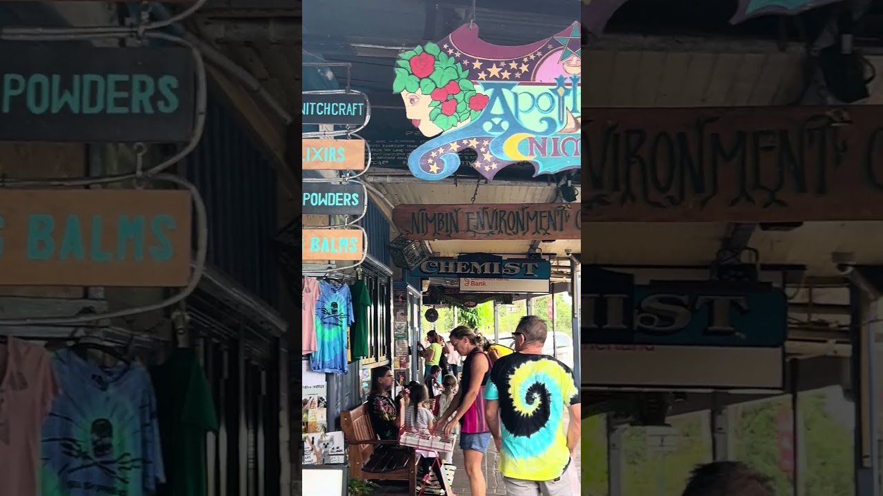 No Bunnings at Nimbin #sewfocusontour #craig #nimbin #caravanlife #hippie #tiedye