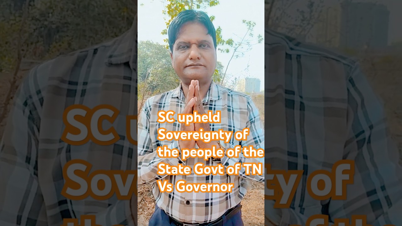 sc upheld sovereignty of the people of the State govt of tn vs governor #shotrs #shortvideo