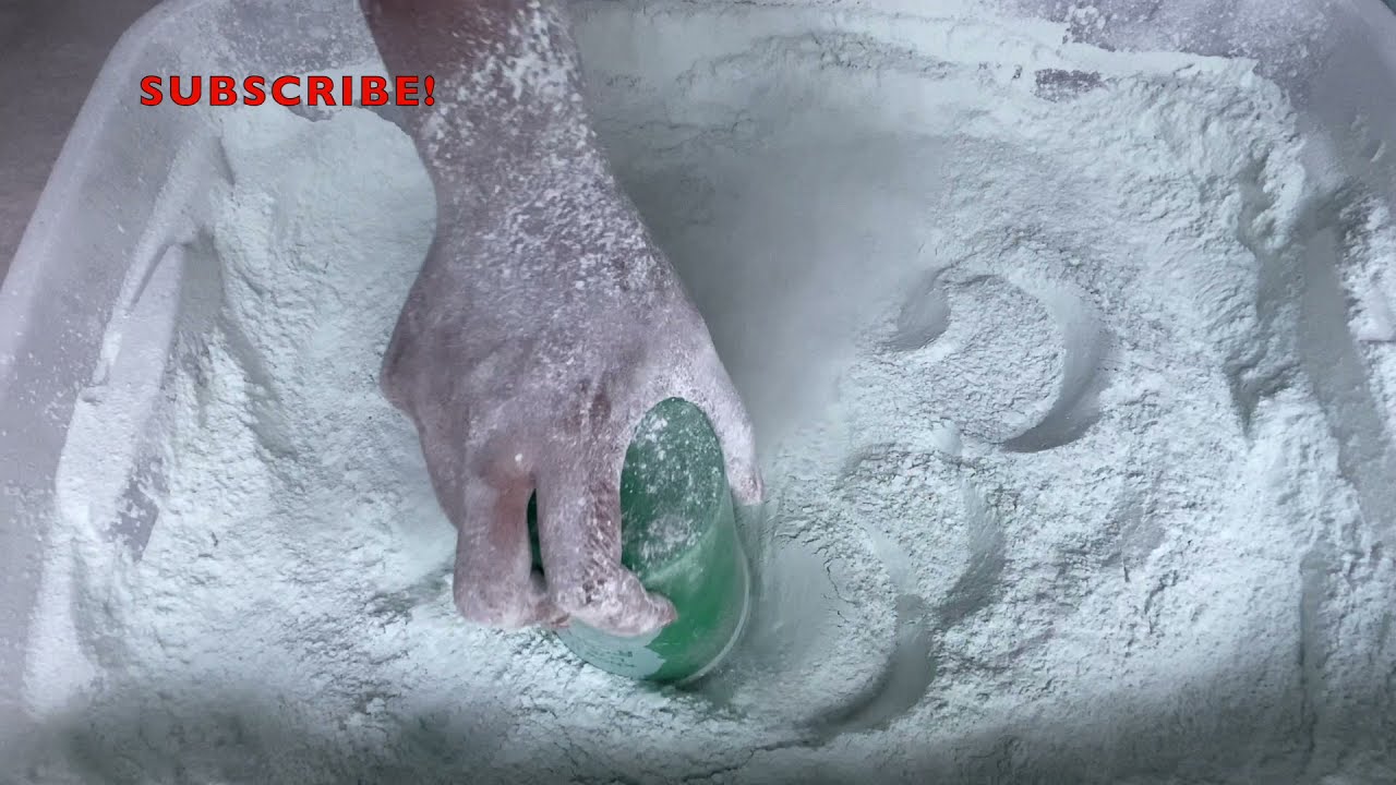 ASMR CORNSTARCH & BABY POWDER, OG COMET & ULTRA COMET MIX POWDER PLAY