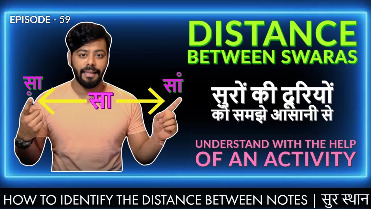 How to identify distance between notes ? | सुरों की दूरियों कैसे समझें | Episode -59 | Sing Along