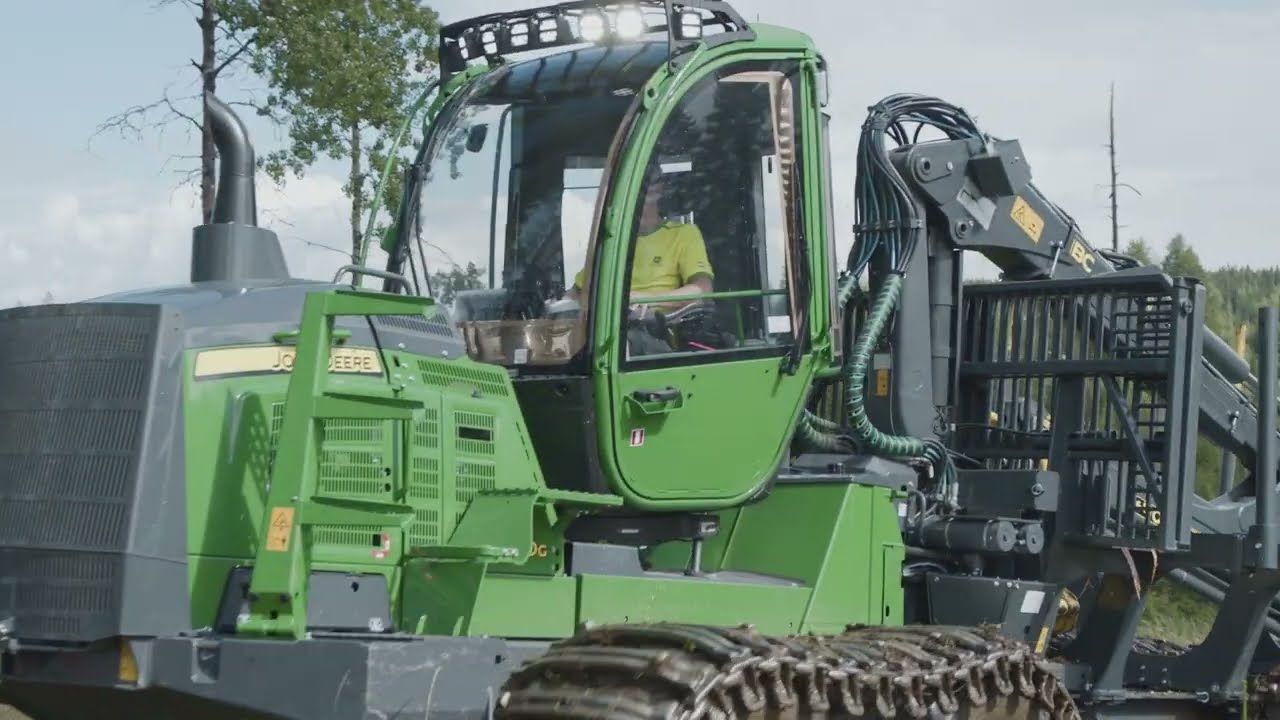 John Deere Roterande och Nivellerande Hytt - Ergonomisk Arbetsplats