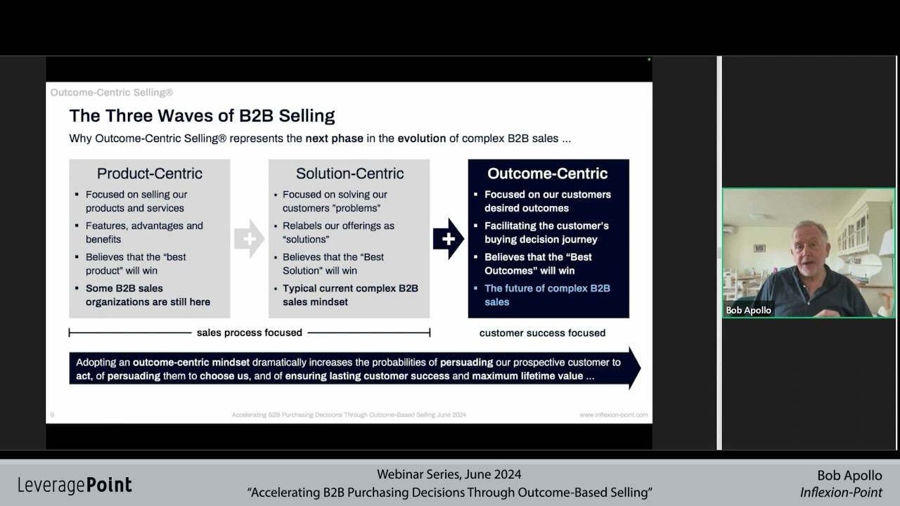 Accelerating B2B Purchasing Decisions Through Outcome Based Selling