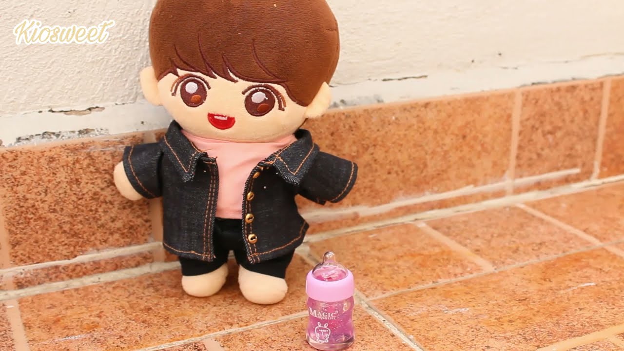 KPOP DOLL | ¿Cómo Hacer ropa de doll? Chamarra de mexclilla - Kiosweet