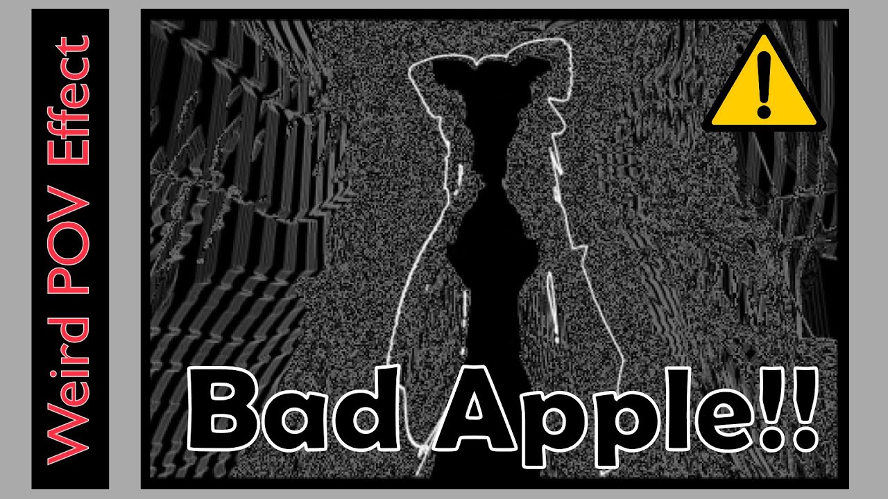 Bad Apple!! but it disappears when you pause, version 1 