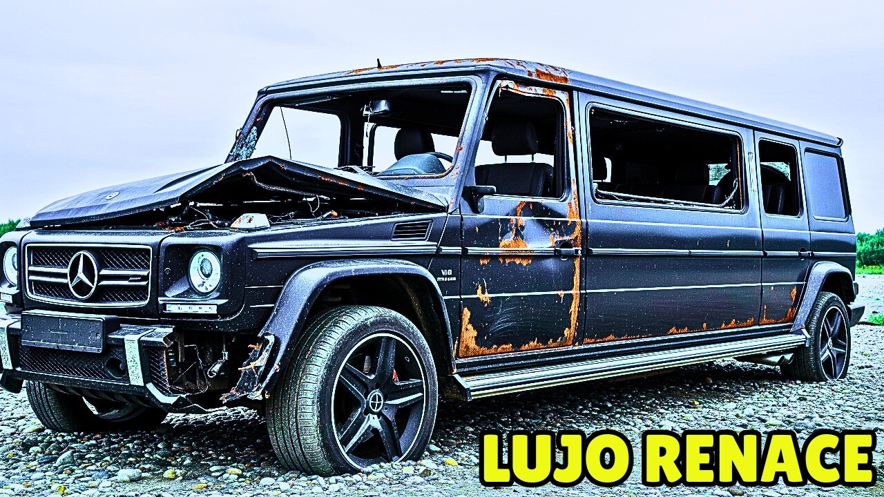 Restauración completa del Mercedes-AMG G55, un auto de lujo