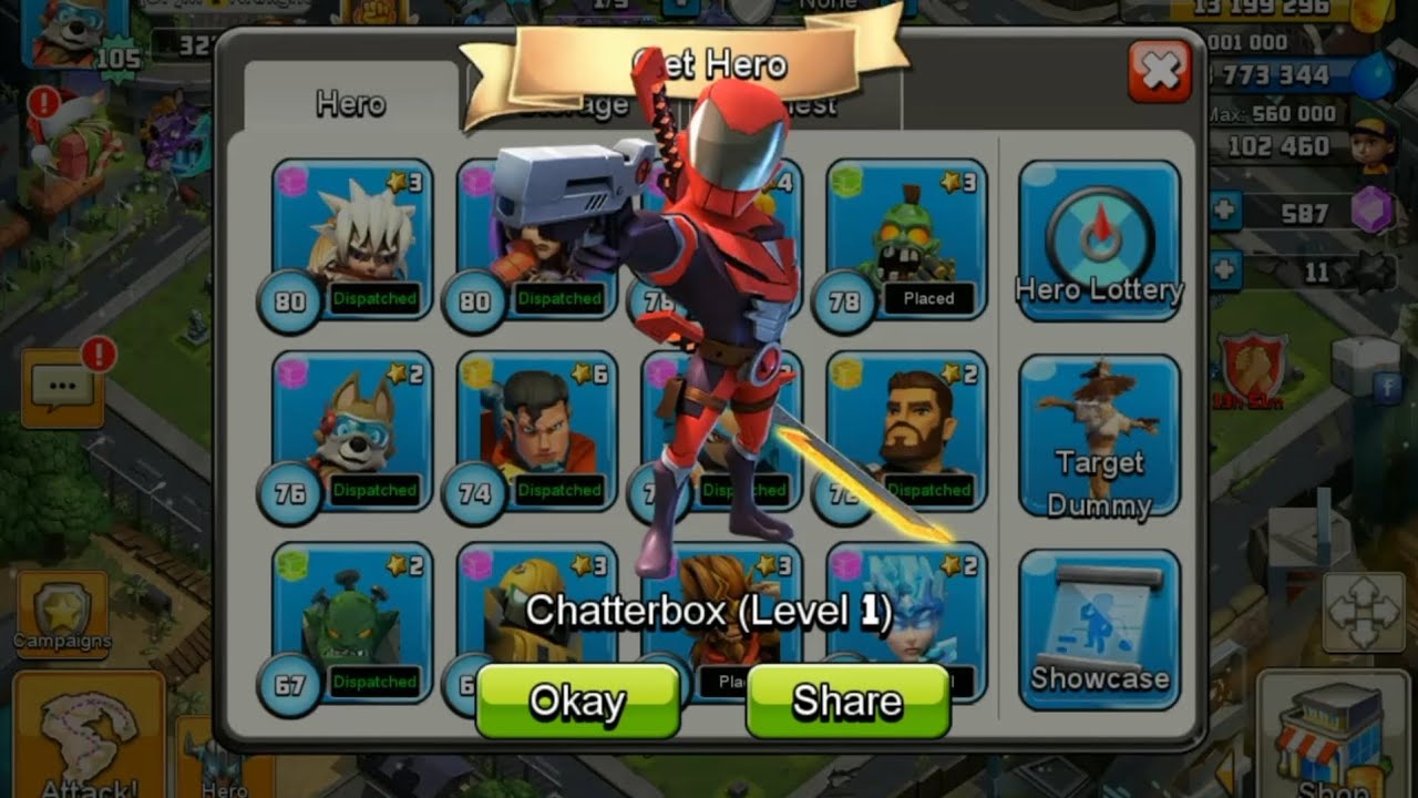 Finally get chatterbox /Clash Of Zombies1/COZ1