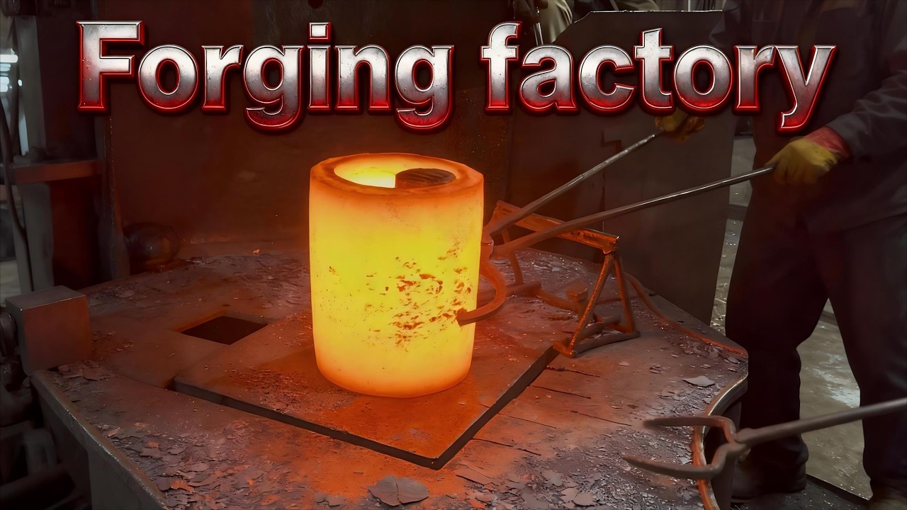 Inside the forging factory Forging 101: Power Meets Precision #machine #forging #blacksmith #craft