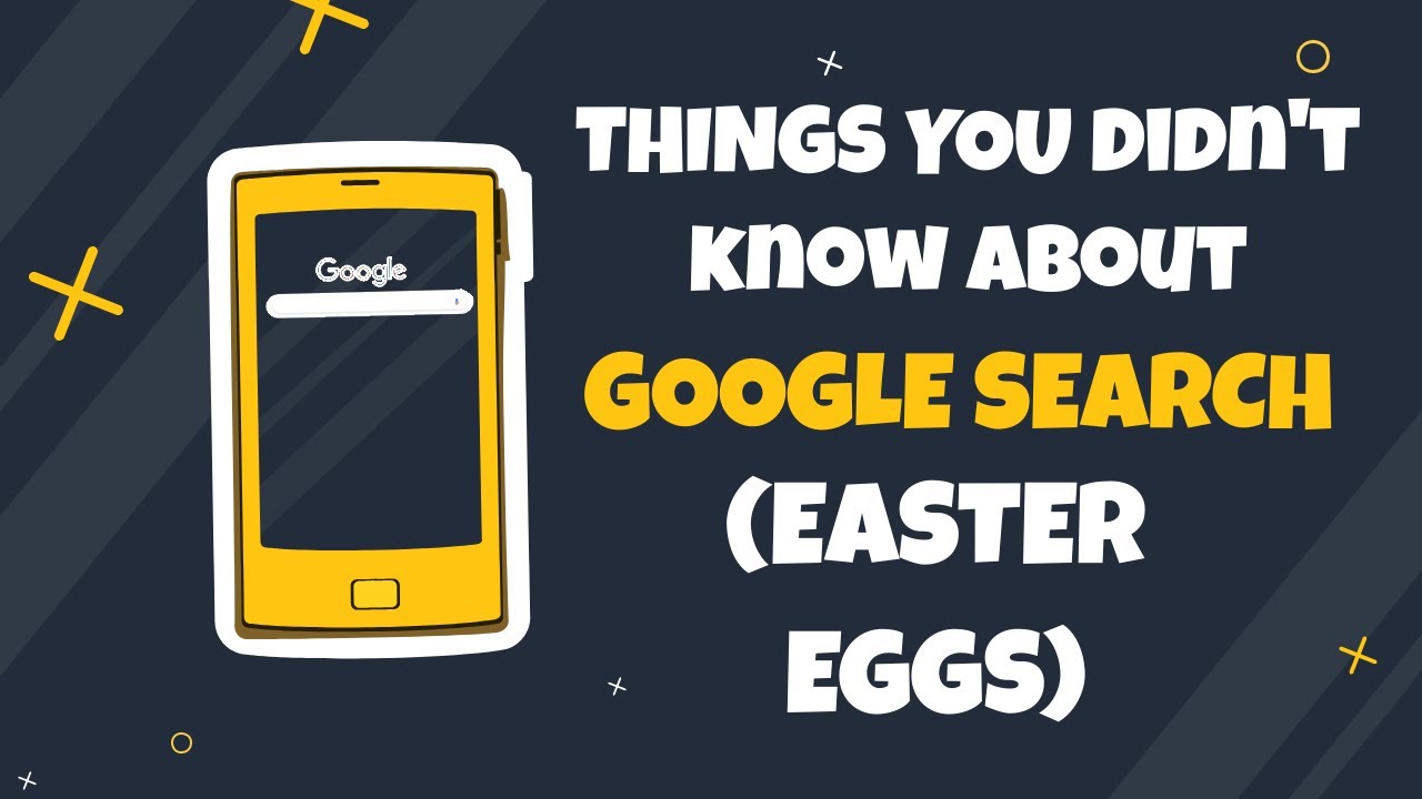 20 THINGS YOU DIDN'T KNOW ABOUT GOOGLE SEARCH (EASTER EGGS)