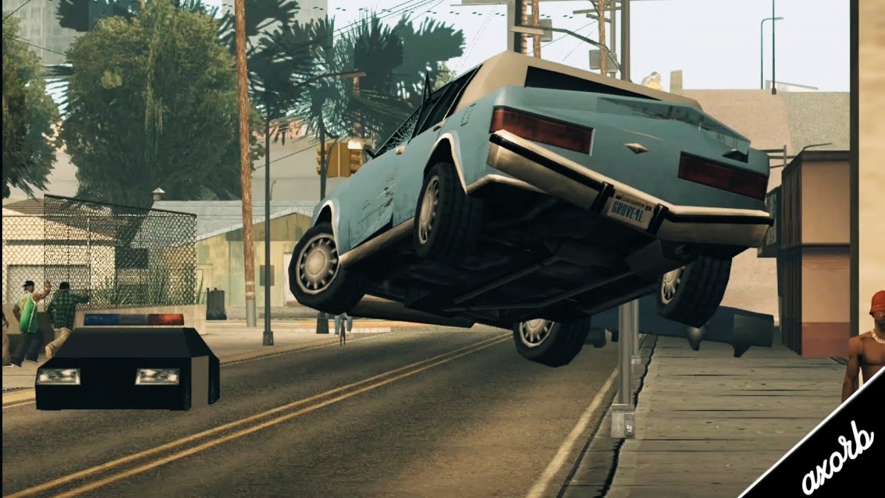 When the gravity is too much on GTA SA