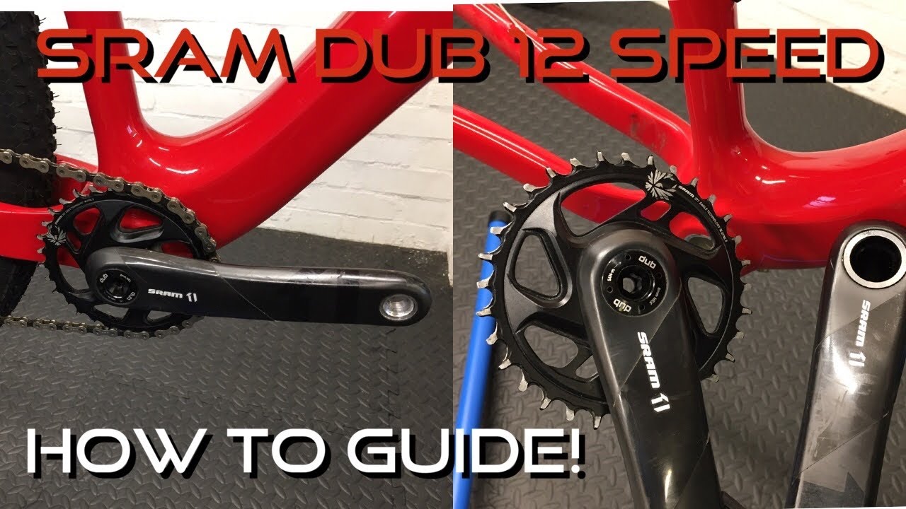 Руководство по снятию шатунов и каретки SRAM DUB 12 Speed