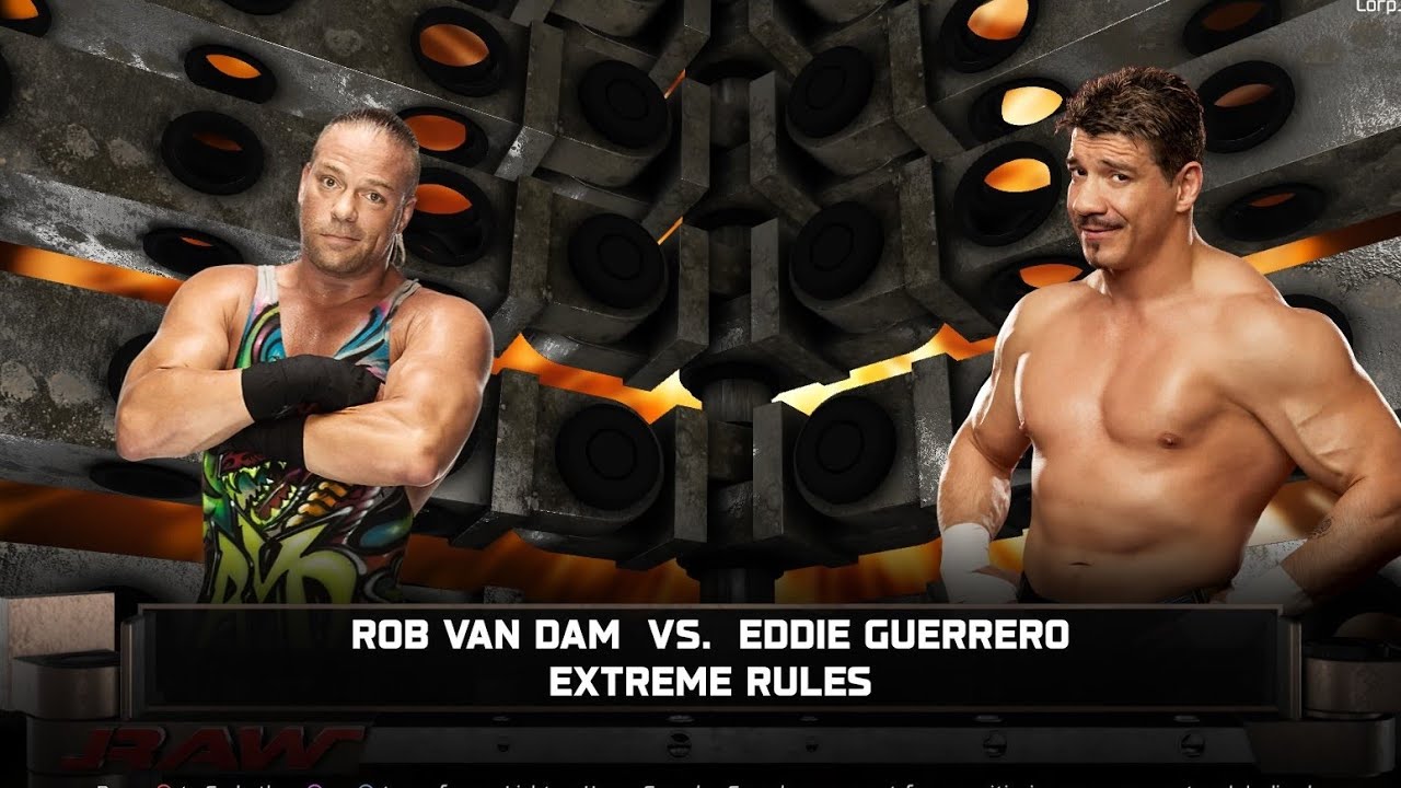 WWE 2K25 - Extreme Rules: Rob Van Dam vs Eddie Guerrero | Raw #W2K25