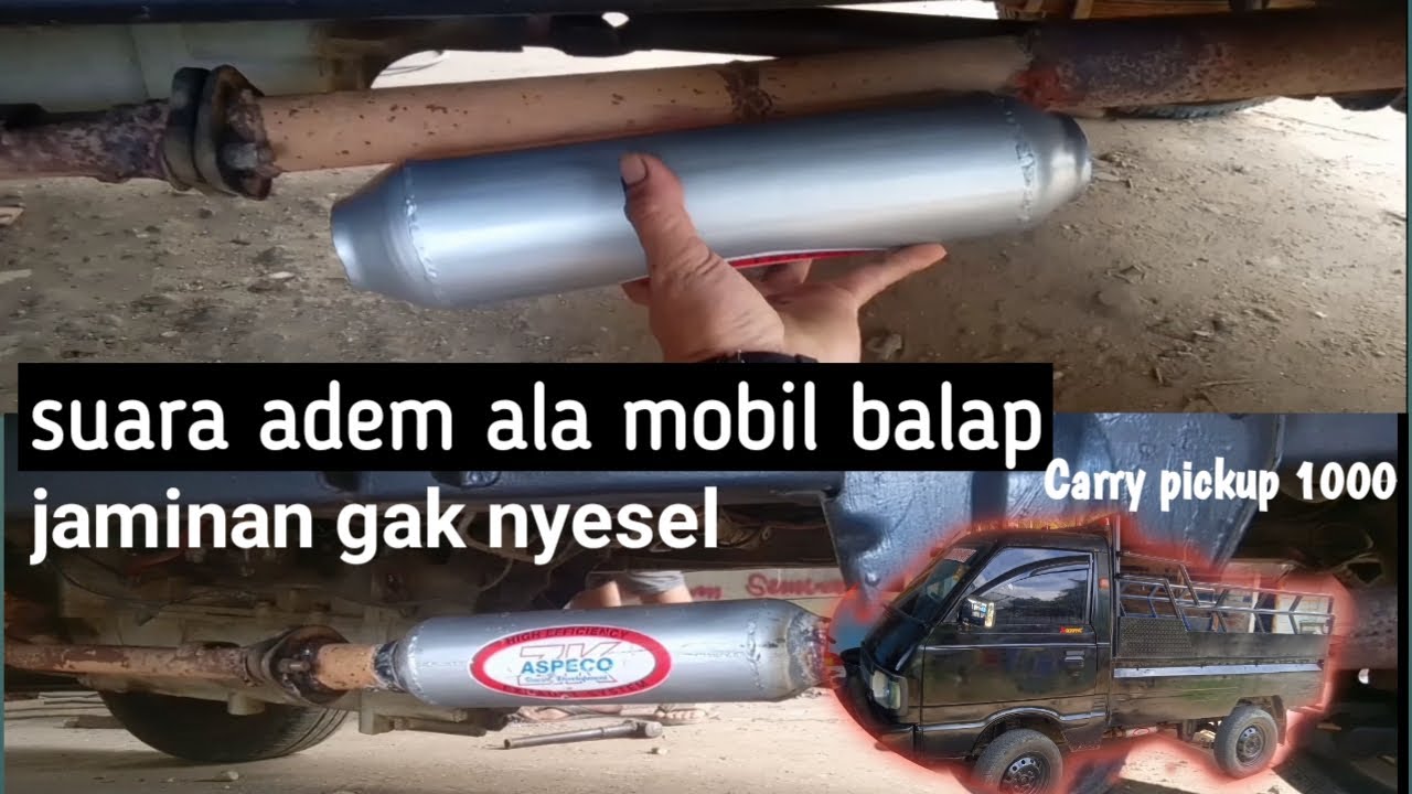 knalpot racing mobil terlalu berisik?,ini solusinya ||CARRY 1000