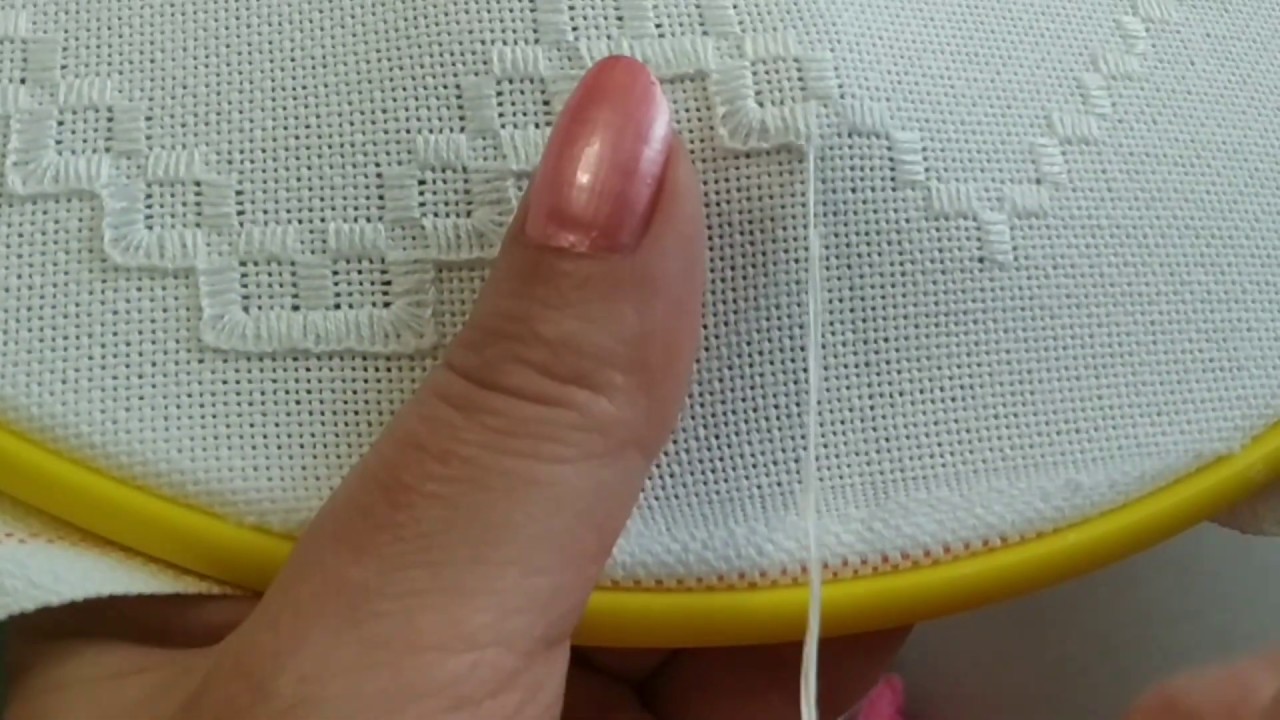 Вишивка краю, рахункова гладь, хардангер./Hardanger embroidery/